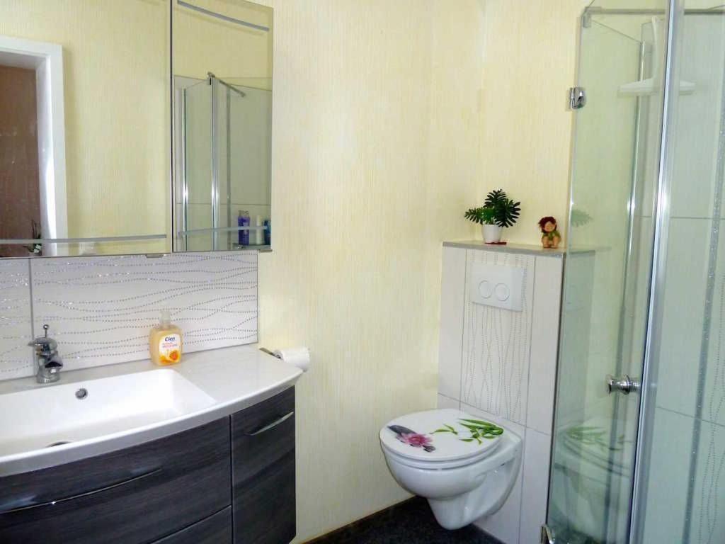Ferienwohnung Villa Am Haussee Feldberger Seenlandschaft Dış mekan fotoğraf